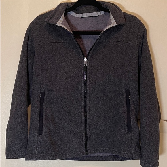 Patagonia Men's Minimalist Gray Zip-Up Fleece Jacket - Picture 2 of 4